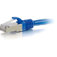 C2g 15ft Cat6 Ethernet Cable - Snagless Shielded (STP) - Blue - Category 6 for Network Device - RJ-45 Male - RJ-45 Male - Shielded - 15ft - Blue 00803