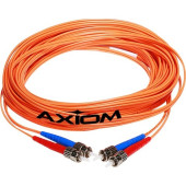 Axiom LC/ST Multimode Duplex OM1 62.5/125 Fiber Optic Cable 8m - Fiber Optic for Network Device - Patch Cable - 26.25 ft - 2 x LC Male Network - 2 x ST Male Network LCSTMD6O-8M-AX