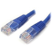 Startech.Com 20 ft Blue Molded Cat5e UTP Patch Cable - Category 5e - 20 ft - 1 x RJ-45 Network - 1 x RJ-45 Network - Blue - RoHS Compliance M45PATCH20BL