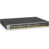Netgear ProSafe GS752TP Ethernet Switch - 48 Ports - Manageable - 2 Layer Supported - Modular - Twisted Pair, Optical Fiber - Rack-mountable - Lifetime Limited Warranty GS752TP-200NAS