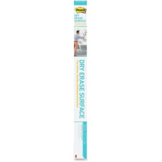 3m Post-it Self-Stick Dry Erase Film Surface, 96 x 48, White - 48" (4 ft) Width x 96" (8 ft) Length - White - Rectangle - 1 / Pack - TAA Compliance DEF8X4