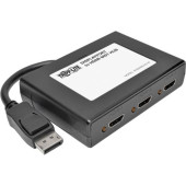 Tripp Lite 3-Port DisplayPort to HDMI Multi Stream Transport Hub MST 4Kx2K@24/30Hz - 3840 Ã&Atilde;&Acirc;&Atilde;&Acirc; 2160 - DisplayPort - HDMI Out - TAA Compliance B156-003-HD-V2